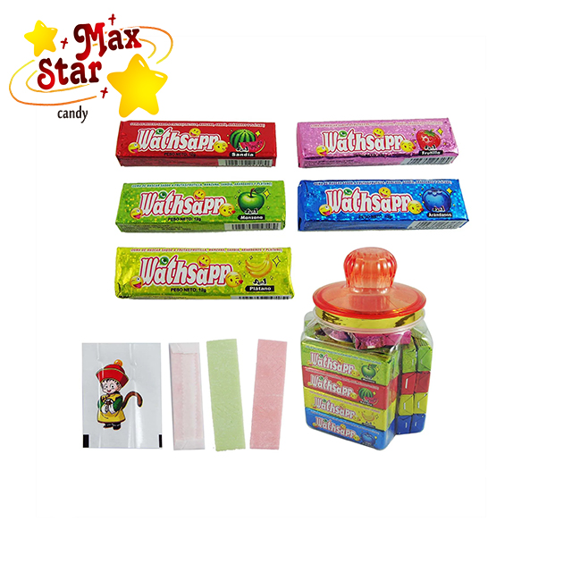 Hot sale 5 Piece fruit Sweet flavor Gum