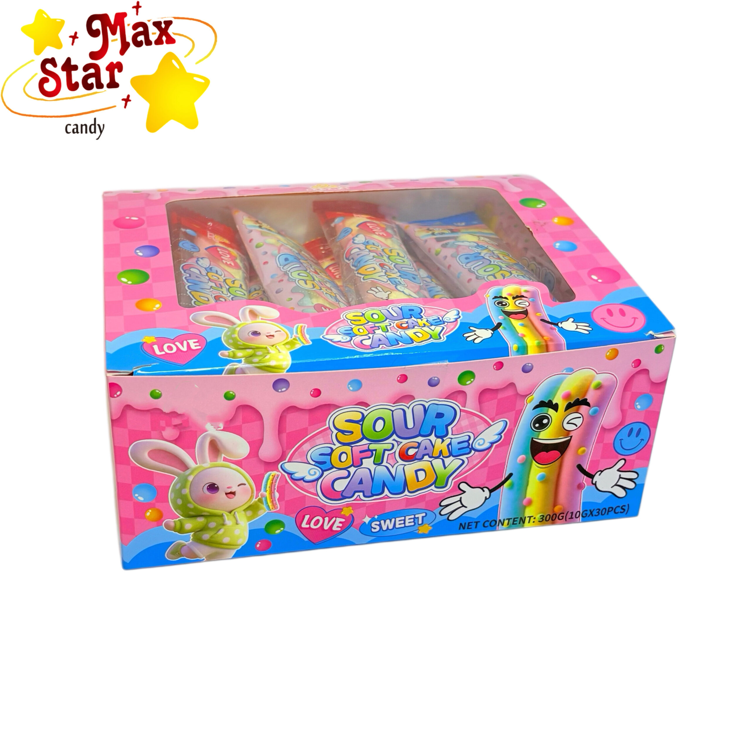 Rainbow Sour Marshmallow with Colorful Beads 6 Rainbow Sour Marshmallow with Colorful Beads