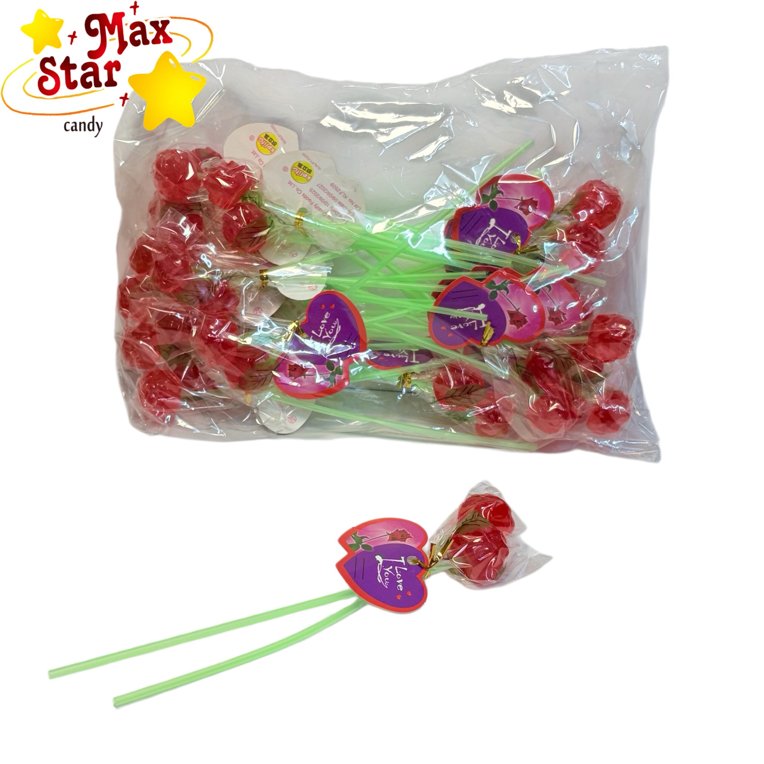 Факел Бисквитная палочка с шоколадным мороженым в форме 6 Твердый леденец в форме розы