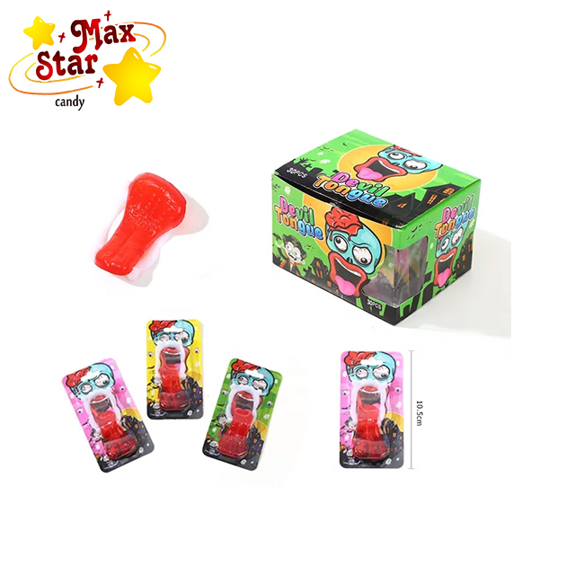 Soft Gummy Toy Zombie Teeth Tongue Shape