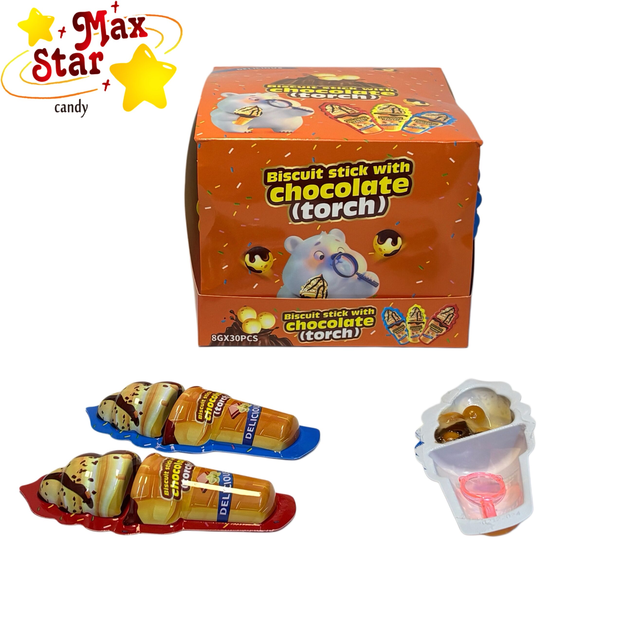 Блюдо быстрого питания Конфеты Пицца Хот-дог Картофель фри Жареное яйцо Гамми 5 Факел Бисквитная палочка с шоколадным мороженым в форме