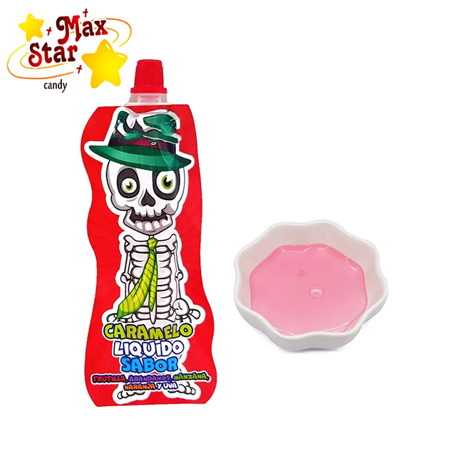 Skull Toothpaste Sweet Fruity Jam Liquid Candy