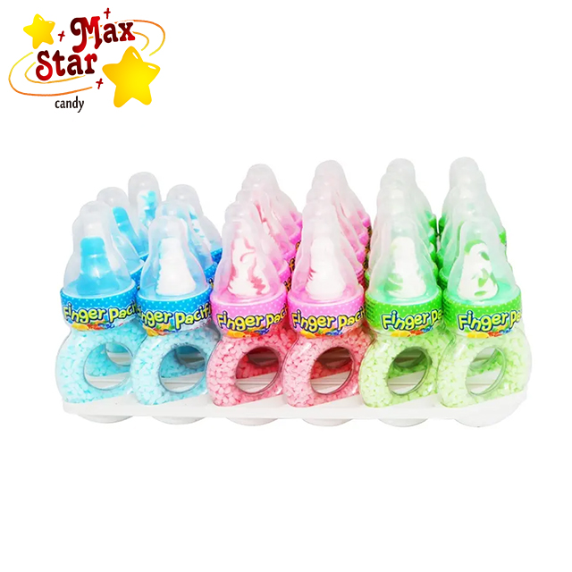 Finger Pacifier Ring Toy Hard candy with power