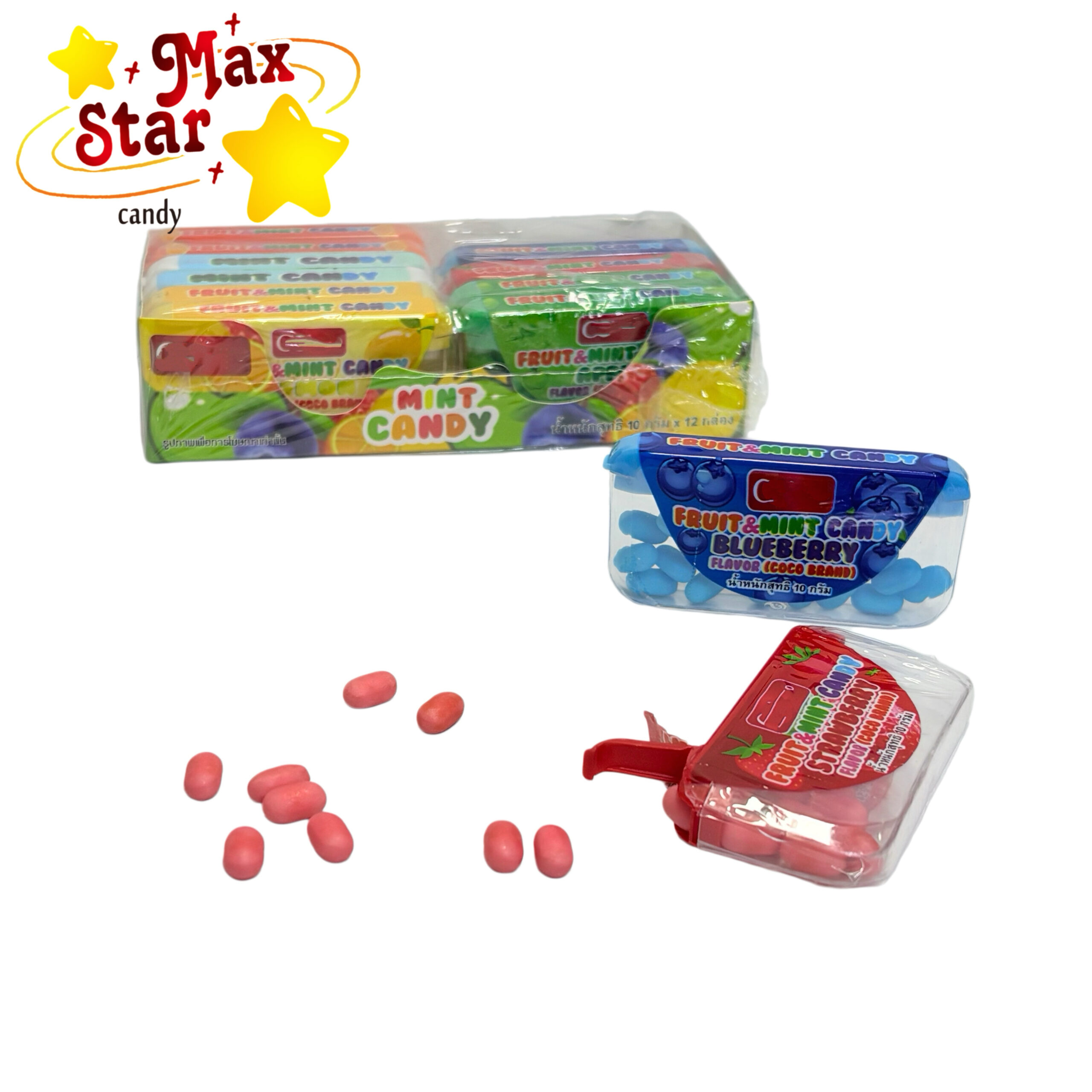 Три медведя в форме наливных твердых леденцов 6 Планшеты Press Tablet Candy в мини-кейсах