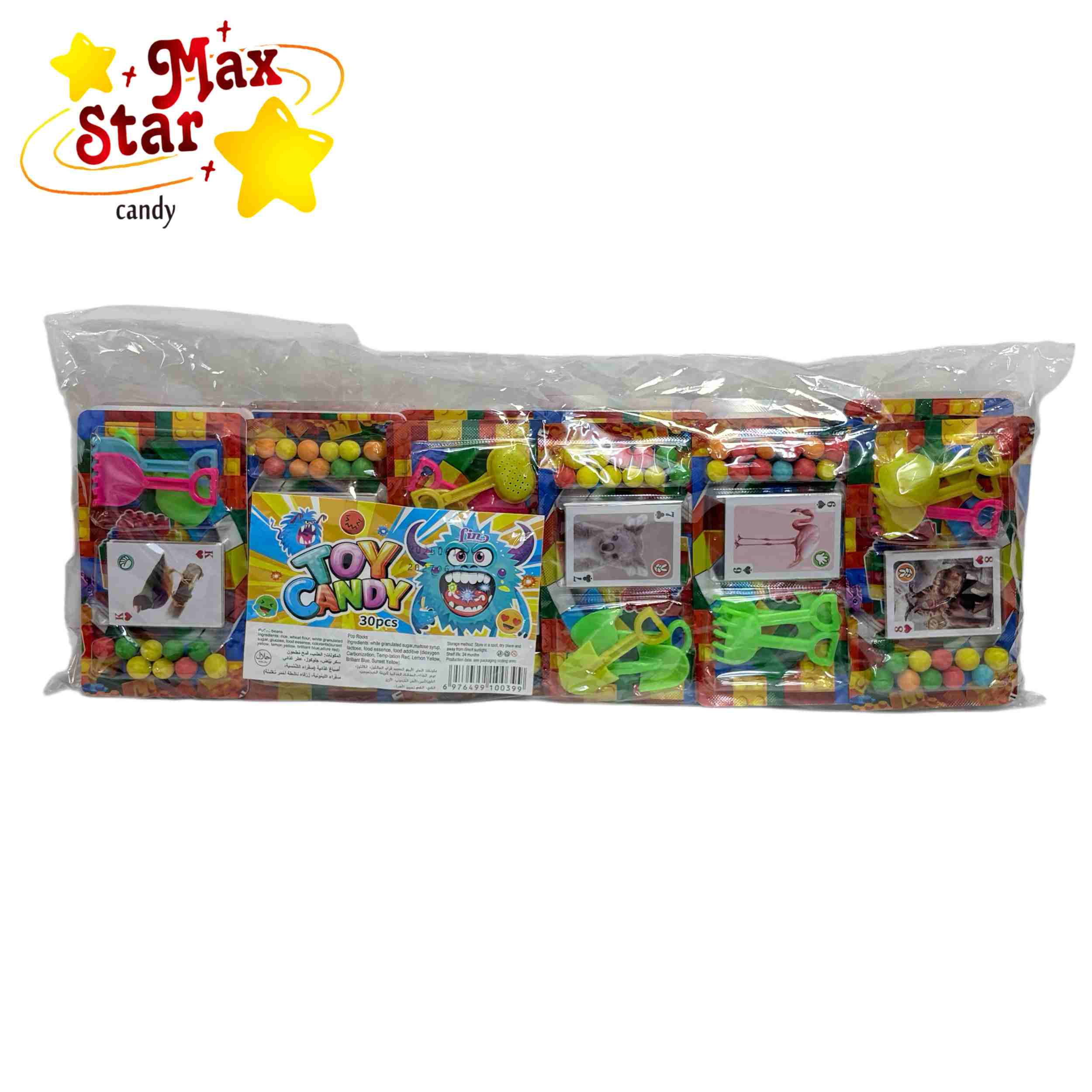 Череп зомби Жидкое желе Конфеты с джемом и ложкой 6 Интерактивная игрушка "Пляжная лопата" Конфеты с игральными картами