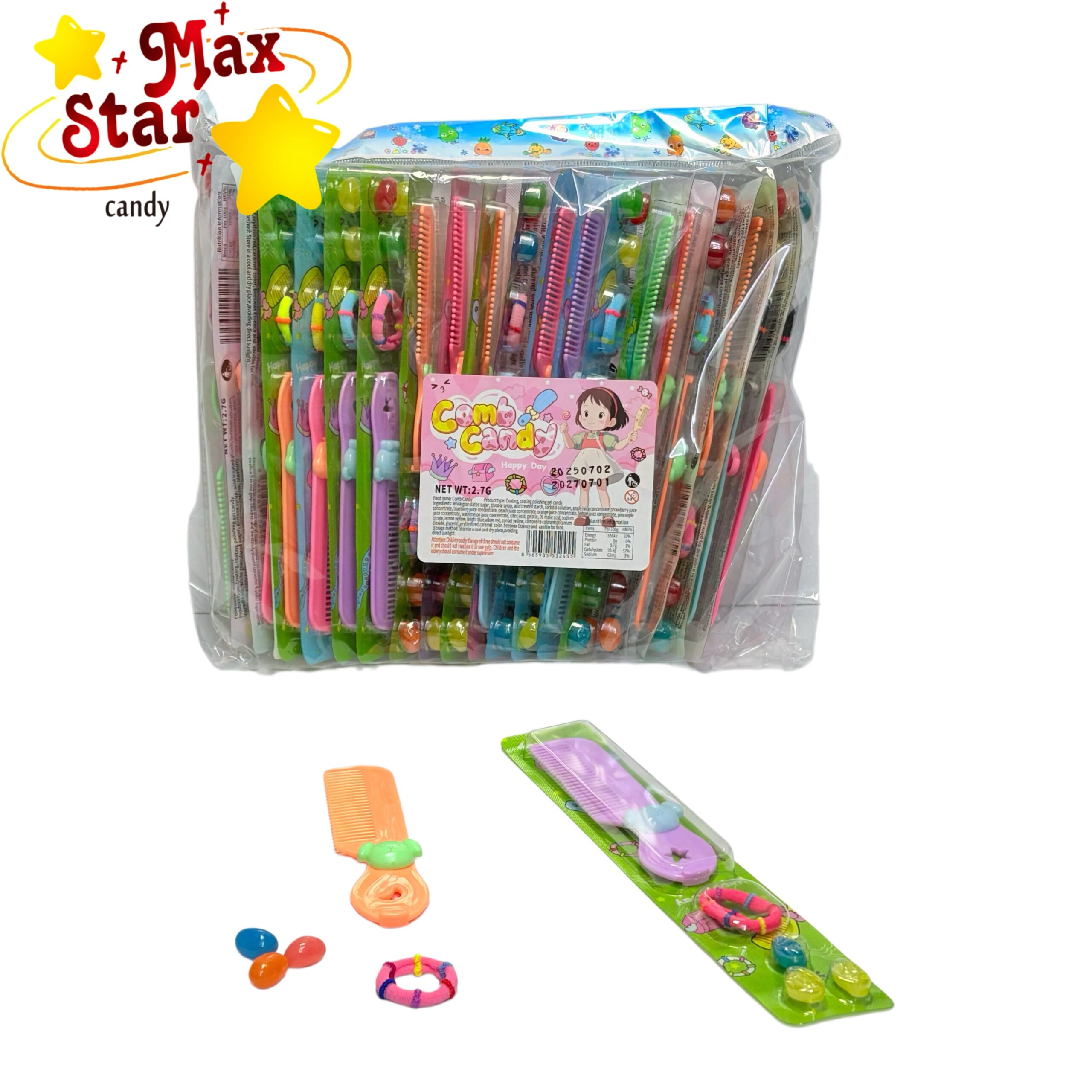 Жидкая жевательная резинка Yummy Bubble Cream 4 Детская игрушка Конфеты с расческой Jelly Beans 6 масштабов